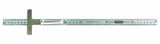 GENERAL 301/1 Precision Measuring Ruler, SAE Graduation, Stainless Steel, Black, 1/4 in W