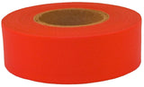 CH Hanson Sub-Zero Series 17010 Flagging Tape, 150 ft L, 1-3/16 in W, Fluorescent Red, PVC