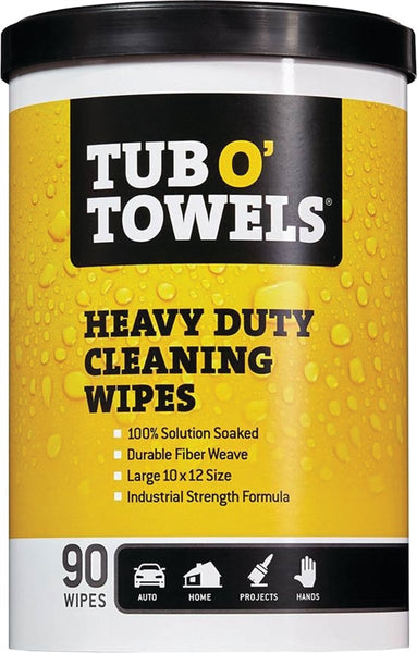 TUB O'TOWELS CLEAN WIPES 90CT