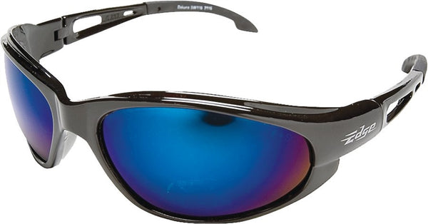 Edge SW118 Non-Polarized Safety Glasses, Unisex, Polycarbonate Lens, Full Frame, Nylon Frame, Black Frame