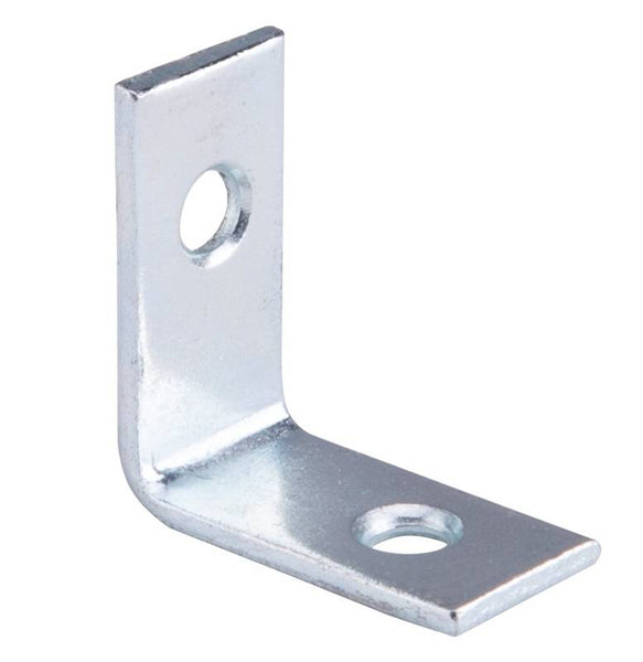 Prosource CB-B01-C4PS Corner Brace, 1 in L, 1 in W, 1/2 in H, Steel, Zinc-Plated, 1.8 mm Thick Material