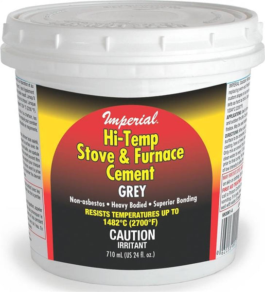 Imperial KK0069-A Stove and Furnace Cement, 24 oz Tub