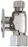 Plumb Pak PP63PCLF Shut-Off Valve, 5/8 x 3/8 in Connection, Compression, Brass Body