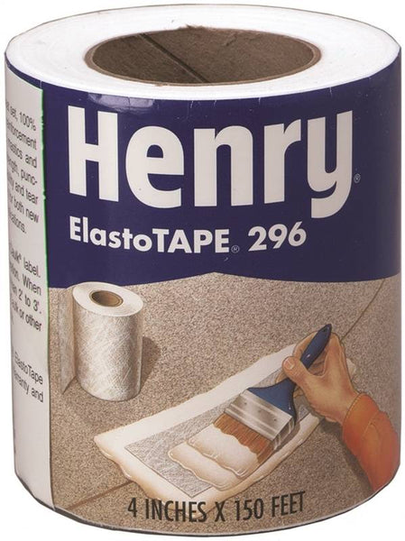 Henry HE2969195 No-Groove Siding Panel, 150 ft L, 4 in W, Fabric, White