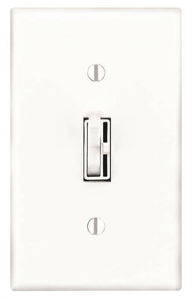 Lutron Ariadni TG-603PH-WH Dimmer, 5 A, 120 V, 600 W, Halogen, Incandescent Lamp, 3-Way, White