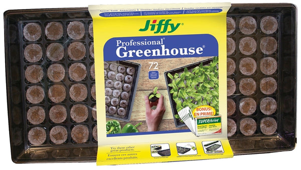 Jiffy J372ST-20 Greenhouse Pellet, 72-Piece