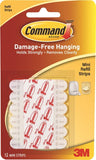 Command 17020 Refill Strip, Paper/Rubber Resin Backing, White, 0.5 lb