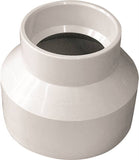 IPEX 193024 Reducing Coupling, 3 x 2 in, Hub, PVC, White, SCH 40 Schedule