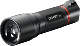 Coast HP8407CP Focusing Flashlight, AAA Battery, Alkaline Battery, LED Lamp, 410, 215, 60 Lumens, Flood to Spot Beam