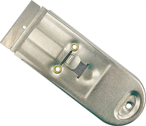 Vulcan Safety Scraper, SK5 Steel Alloy Blade, Chrome Handle, 1-1/2 in L