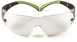 3M SF400C-WV-6 Safety Eyewear, Anti-Fog, Scratch-Resistant Lens, Neon Green/Black Frame