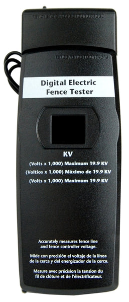 Zareba DEFT Electric Fence Tester, Digital, ABS, Black