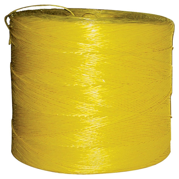 TYTAN PBT20110TYNBC/P Baler Twine, 20,000 ft L, 110 lb Working Load, Polypropylene, Yellow