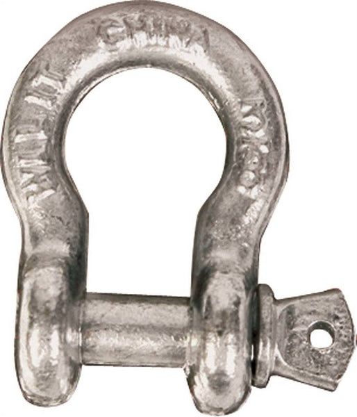 Koch 081503/MC652G Anchor Shackle, 9500 lb Working Load, Carbon Steel, Galvanized