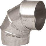 Imperial GV0300-C Adjustable Elbow, 7 in Connection, 28 Gauge, Galvanized Steel