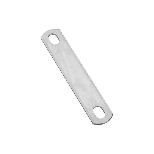 National Hardware 2191BC Series N222-349 U-Bolt Plate, 5.38 in L, 1.02 in W, 0.44 in Bolt Hole, Steel, Zinc