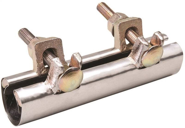 B & K 160-704 2-Bolt Pipe Repair Clamp, Stainless Steel