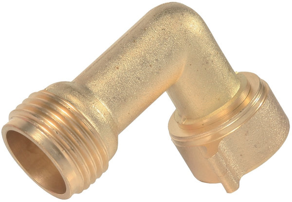 CAMCO 22505 90 deg Hose Elbow, Brass