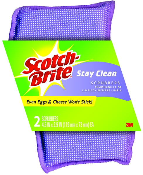 Scotch-Brite 202 Clean Rinse Scrubber, 4-1/2 in L, 2.7 in W