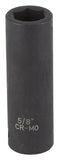 Vulcan Deep Impact Socket, 5/8 in Socket, Black Phosphate