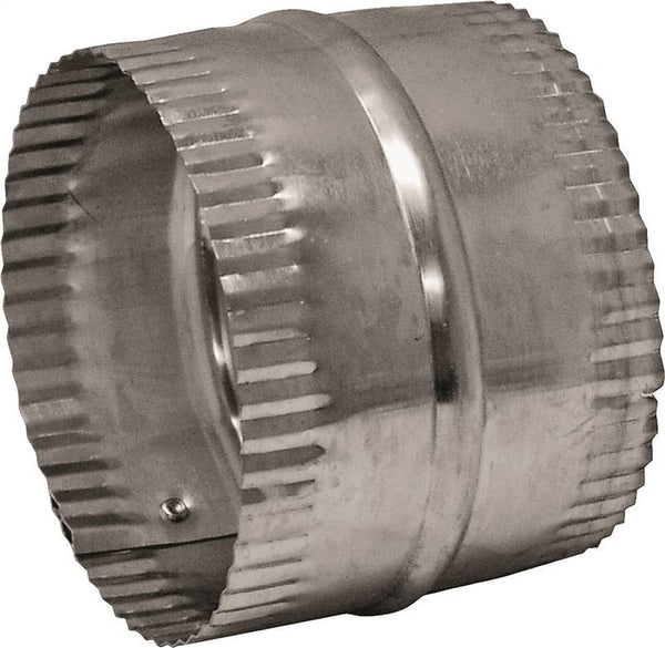 Lambro 244 Duct Connector, 4 in Union, Aluminum