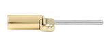 National Hardware V528 Series N208-033 Hinge Pin Door Closer, Automatic, Aluminum/Steel, Brass