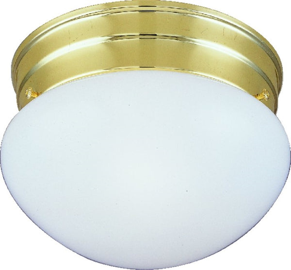 Boston Harbor F13BB01-68543L Single Light Round Ceiling Fixture, 120 V, 60 W, 1-Lamp, A19 or CFL Lamp