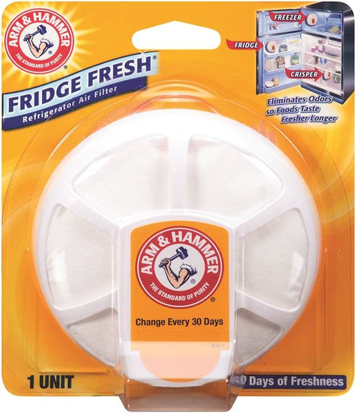 ARM & HAMMER 1710 Refrigerator Air Filter, 5.5 oz, White