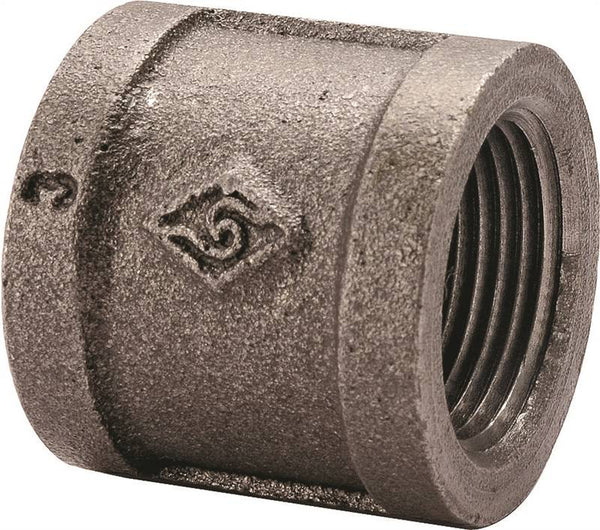 ProSource 1 BM Pipe Coupling, 1 in, FIP, Steel, SCH 40 Schedule, 300 psi Pressure