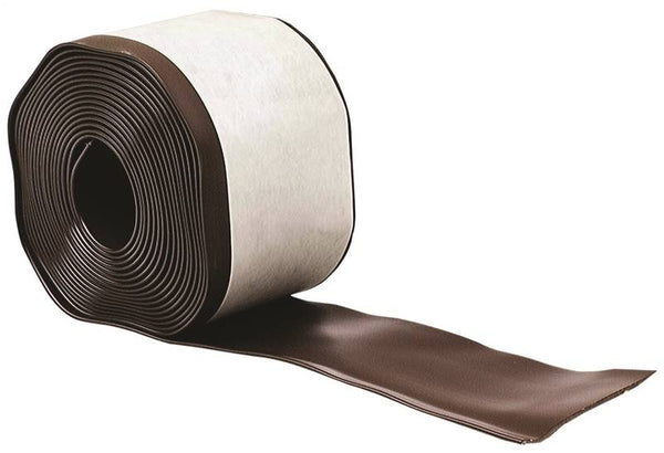 M-D 93161 Wall Base, 20 ft L, 4 in W, Vinyl, Brown