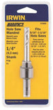 IRWIN 373004 Mandrel Hole Saw Arbor, 1/2 in Shank, Hex Shank