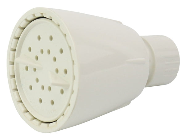 SHOWERHEAD FX/MT ADJ SPRAY WHT