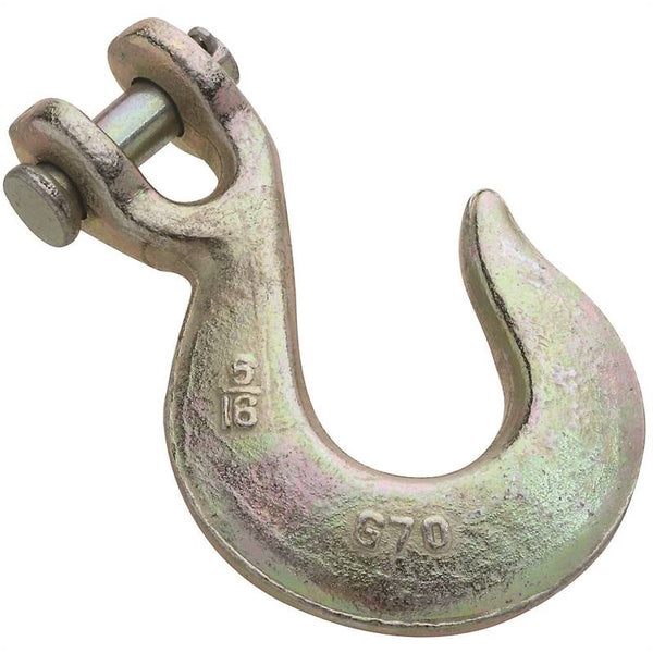 National Hardware 3254BC Series N282-103 Clevis Slip Hook, 5/16 in, 4700 lb Working Load, Steel, Yellow Chrome