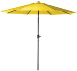 Seasonal Trends 60038 Crank Umbrella, 92.9 in H, 107.9 in W Canopy, 107.9 in L Canopy, Round Canopy, Steel Frame