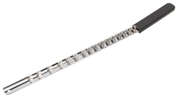 Vulcan MR6579262-1/4 Socket Clip Rail, 16-Drive Clip, 17 in L, Steel, Black/Silver
