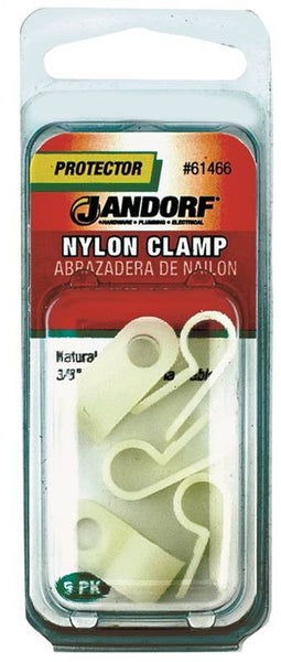 Jandorf 61466 Cable Clamp, Nylon, Natural