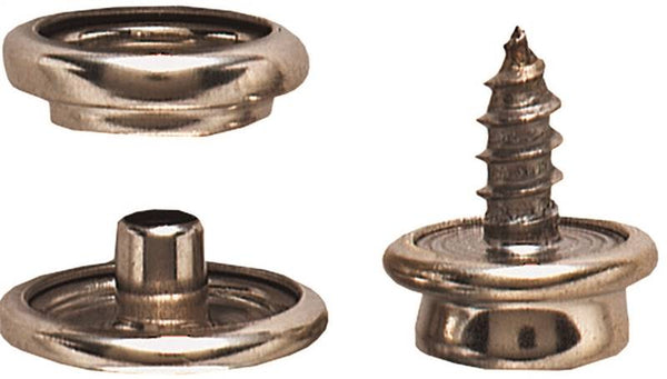 GENERAL 1268 Snap Fastener Refill, Solid Brass, Nickel