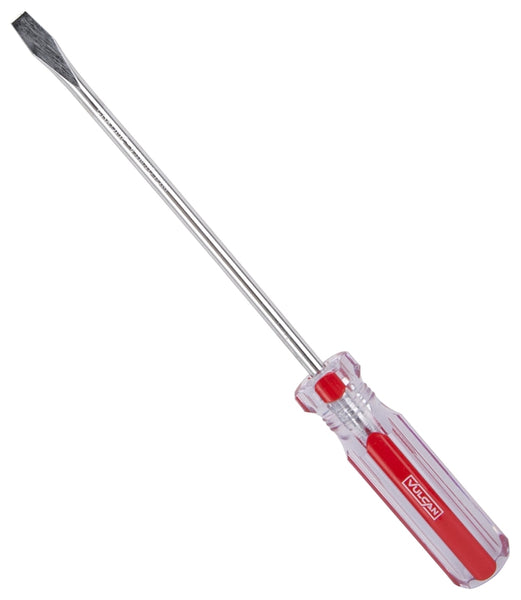 Vulcan Screwdriver, 1/4 in Drive, Slotted Drive, 9-1/2 in OAL, 6 in L Shank, Plastic Handle