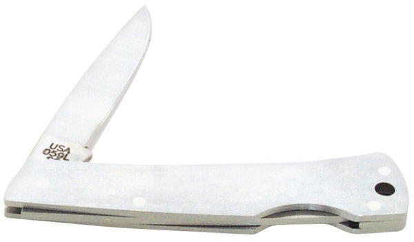 CASE 00004 Folding Pocket Knife, 2-1/4 in L Blade, Stainless Steel Blade, 1-Blade