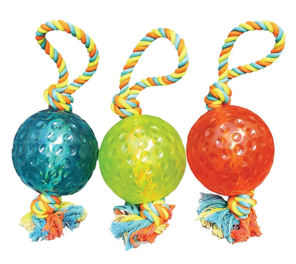 Chomper WB15527 Dog Toy, Tug Ball, Thermoplastic Rubber