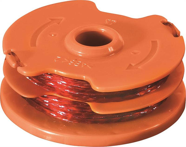 WORX WA0007 Trimmer Spool, 0.065 in Dia, 16 ft L, Synthetic Co-Polymer Nylon Resin, Red