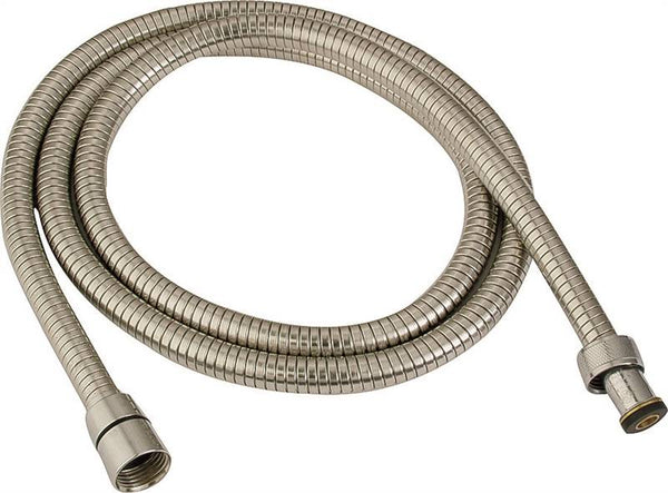 Whedon AF205C Shower Hose, 1/2 in Connection, Female, 59 to 80 in L Hose, Stainless Steel, Chrome Plated