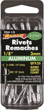 Arrow RSA1/8 Pop Rivet, Short, 1/8 in L, Aluminum