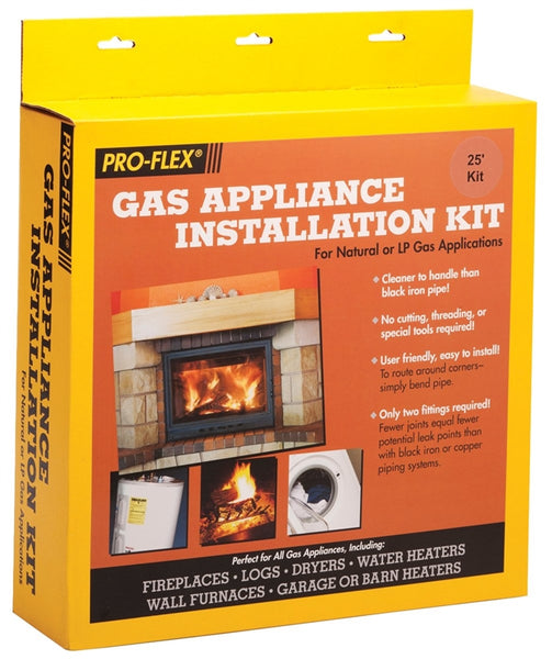 PRO-FLEX PFSAGK-2000 Gas Appliance Installation Kit, For: Pro-Flex CSST Flexible Gas Piping System
