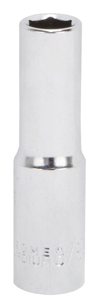 Vulcan MT6495576 Drive Socket, 3/8 in Socket, 3/8 in Drive, 6-Point, Chrome Vanadium Steel, Chrome