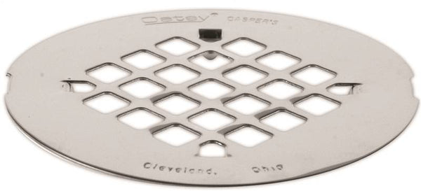 Oatey 42004 Drain Strainer, Stainless Steel, Polished Brass