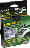 INCOM Gator Grip RE3950 Safety Grit Tape, 15 ft L, 1 in W, PVC Backing, Black