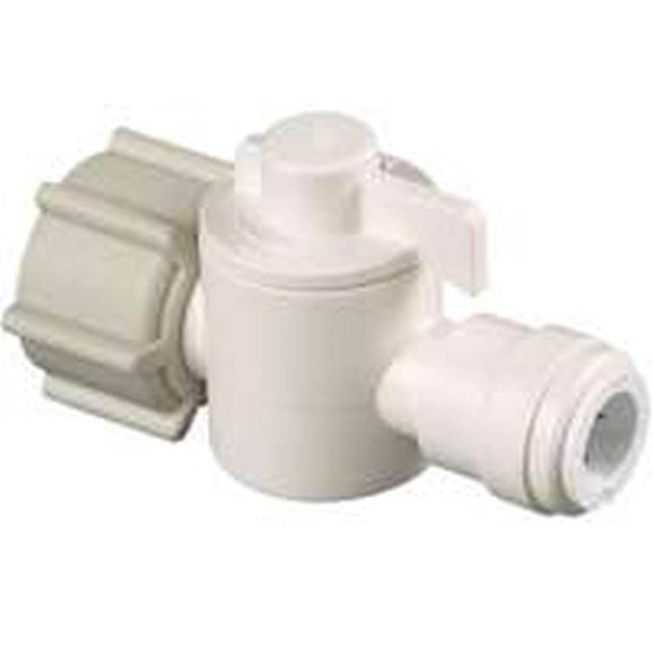 WATTS 3552-0808/P-673 In-Line Valve, 1/2 x 3/8 in Connection, NPS x CTS, 250 psi Pressure, Thermoplastic Body