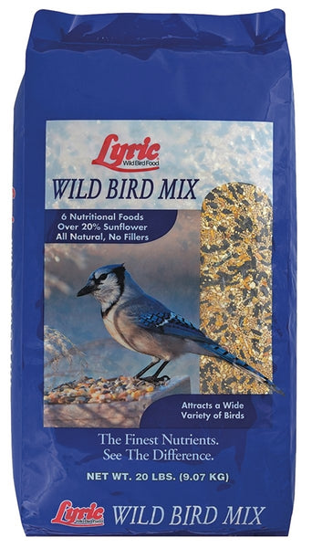 Lyric 26-46824 Wild Bird Feed, 20 lb Bag