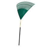 Vulcan 34590 Lawn/Leaf Rake, Poly Tine, 30 -Tine, Wood Handle, 48 in L Handle